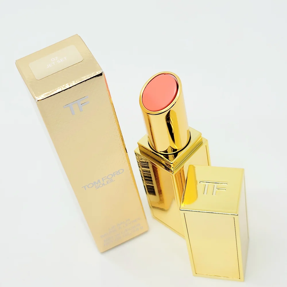 Jet Set 02 Orange Coral Soleil Summer Tom Ford Lip Balm Brand New In Box